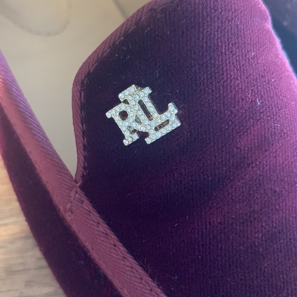 NWOT Ralph Lauren velvet loafers - Picture 3 of 4